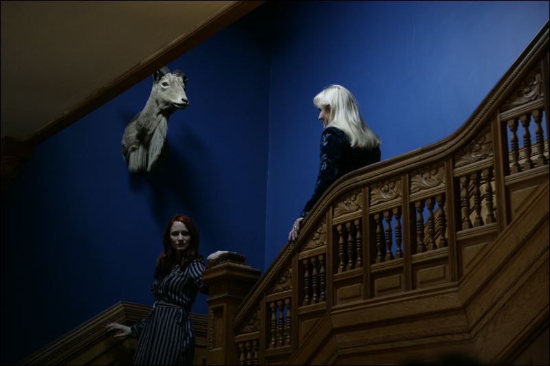 House on Black Lake Filmed Trailer - Ruth (Morla Gorrondona) and Alexandra (Anastasia Blackwell) with Ramey's trophy